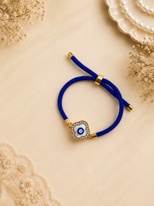 Ivory Thread Rakhi with Mother-of-Pearl Sun Pendant for Brother